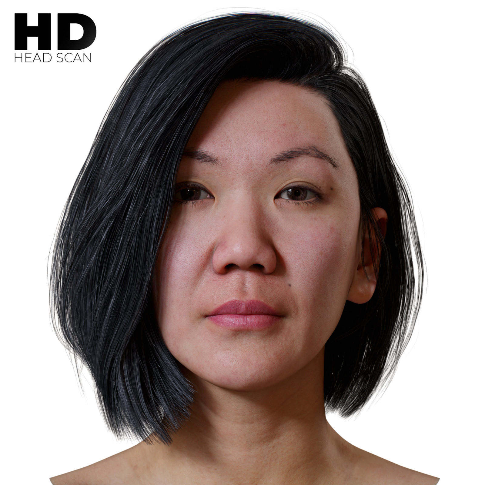 HD Female With Polygon Hair 02 1757876034