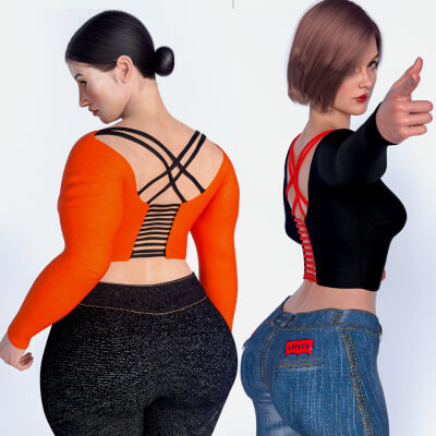 elitedz strappy shirt for g8f g9 1758105138