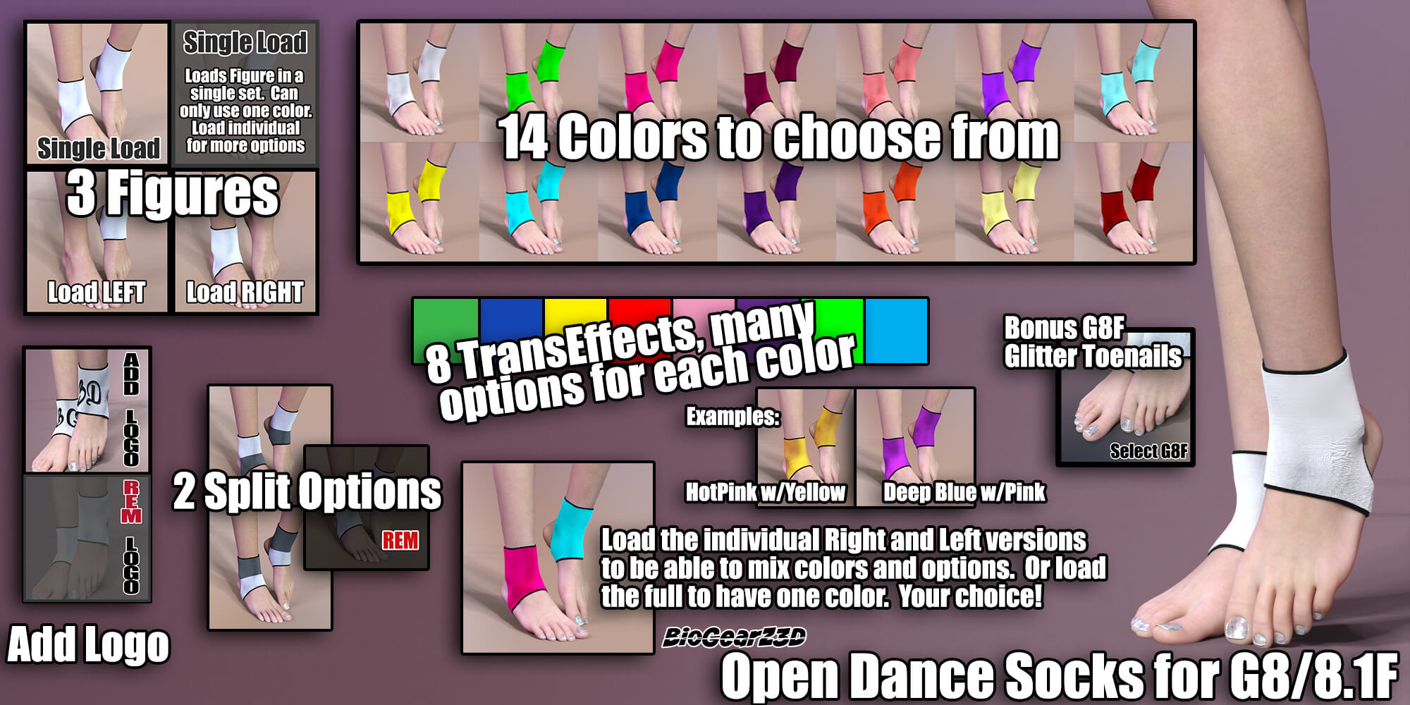 Open Dance Socks Bundle for G8/8.1 /G9 Figures 1 https://new.imagehostx.com/upload/2025/09/20/open-dance-socks-for-g8-8-1-female-01_1758341066.jpg