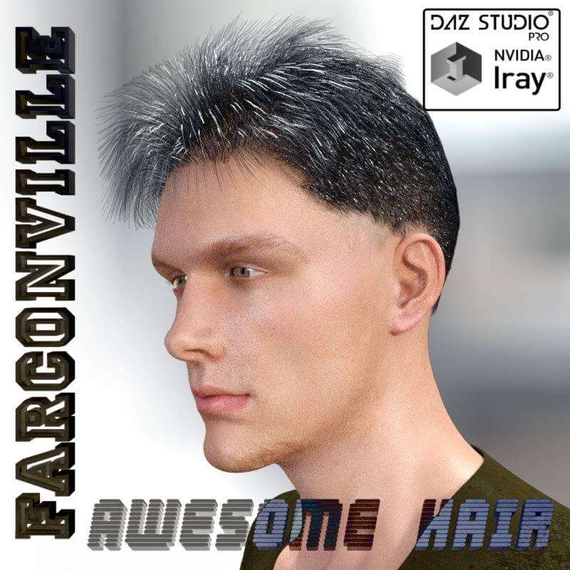 awesome hair for genesis 3 male and michael 7 01 1758589842