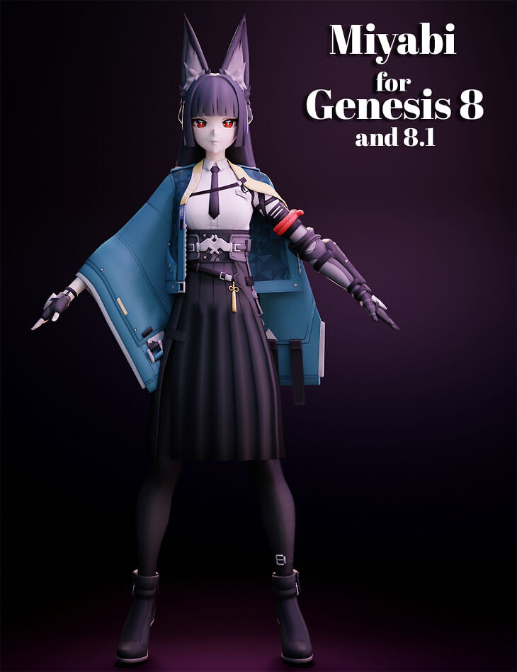 MIYABI　① Miyabi For Genesis 8 And 8.1 Female 2026 - Free Daz 3D Models