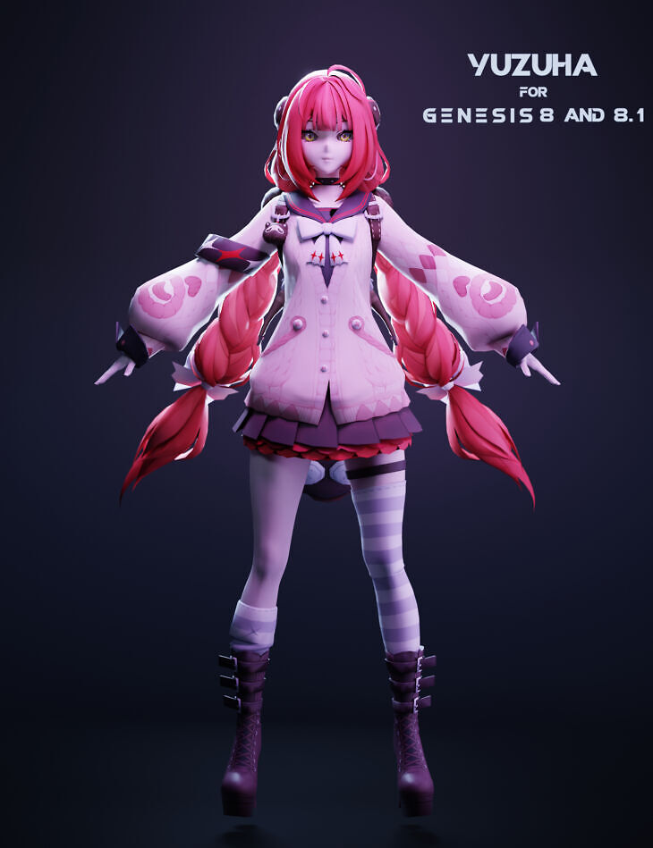 Yuzuha For Genesis 8 and 81 Female 1758702070