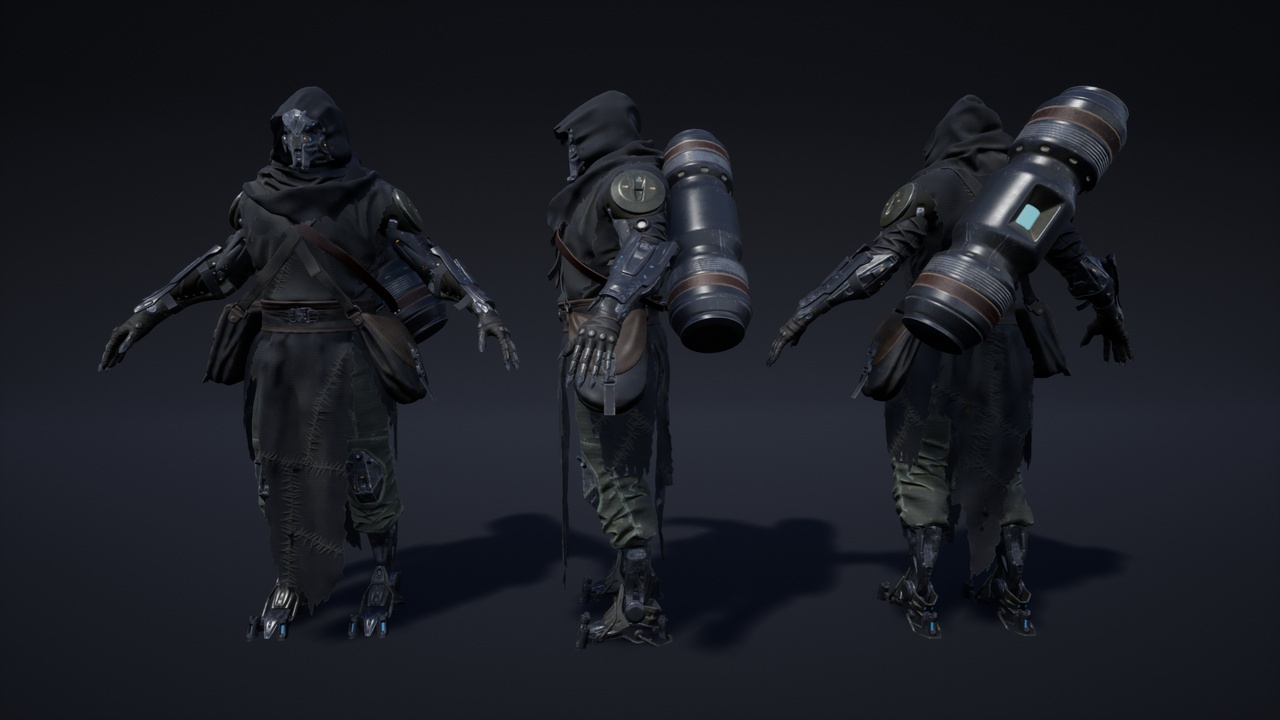 Sci-Fi Character 05 (Crow) 2025 - Free Daz 3D Models