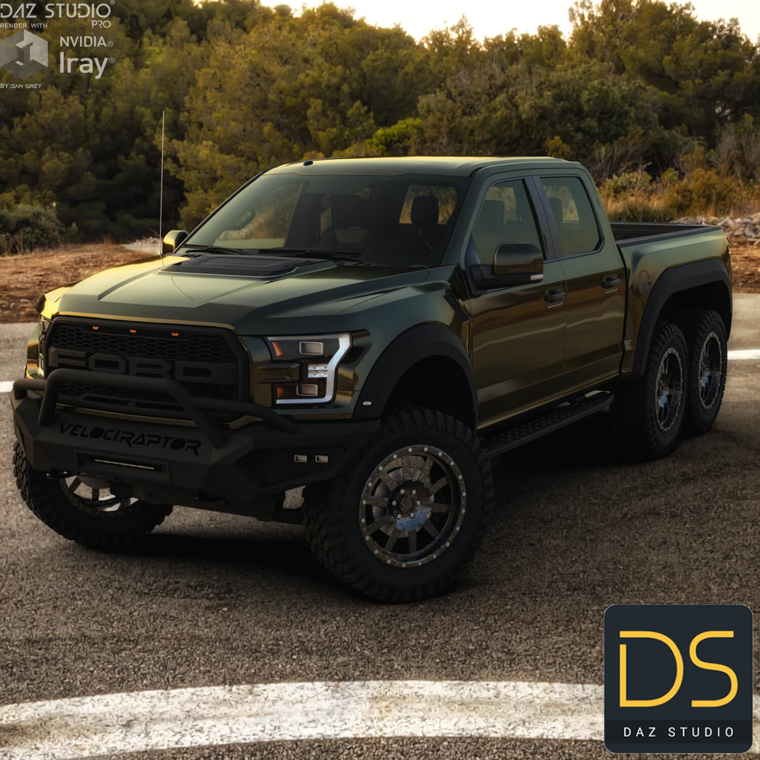 Ford Hennessey Velociraptor 6x6 2020 for DAZ Studio 1 https://new.imagehostx.com/upload/2025/09/28/ford-hennessey-velociraptor-6x6-2020-for-daz-studio-01_1759072265.jpg