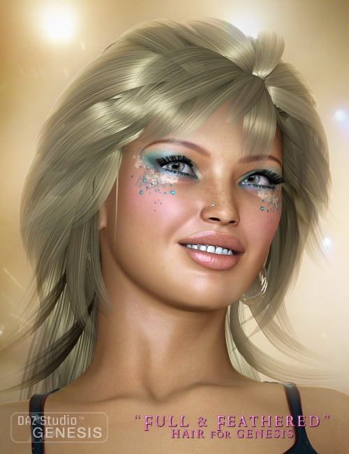 full feathered hair for genesis large 1759169852