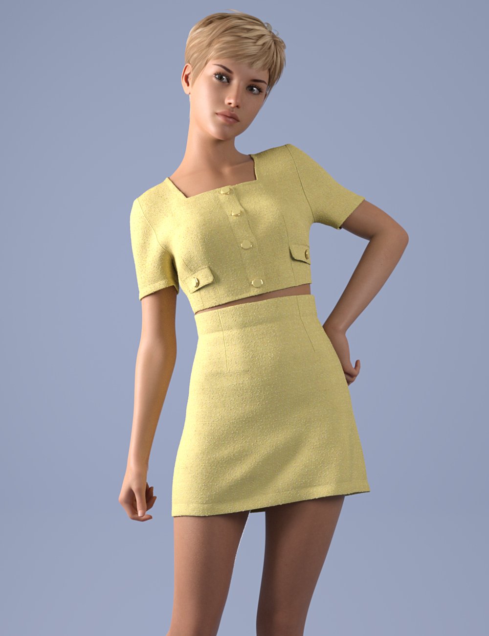 dForce HnC Tweed Mini Jacket Outfit for Genesis 8 and 8.1 Females 34 dforcehnctweedminijacketoutfitforgenesis8and81females00maindaz3d 1759593022