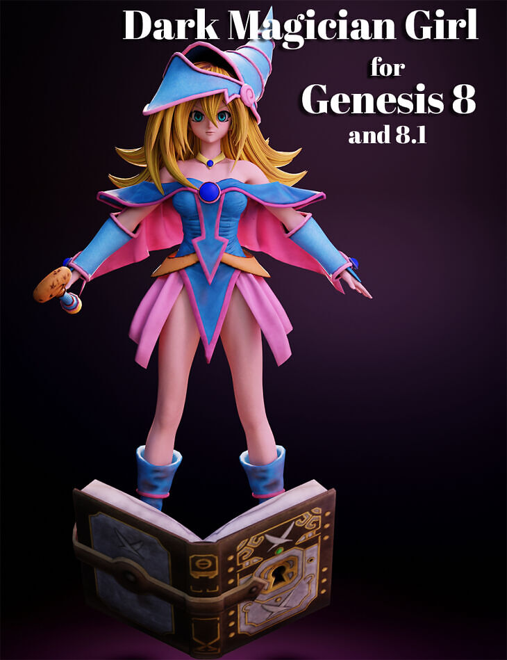 Dark magician Girl for Genesis 8 and 8 1 Female 1760755604