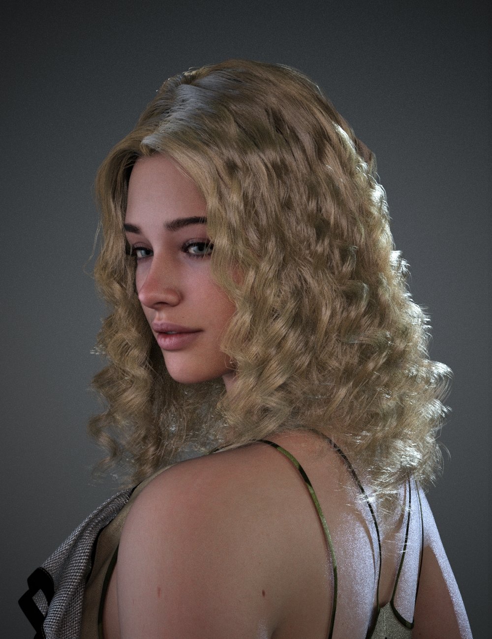 dForce Romantic Renaissance Curls for Genesis 9 (Repost)