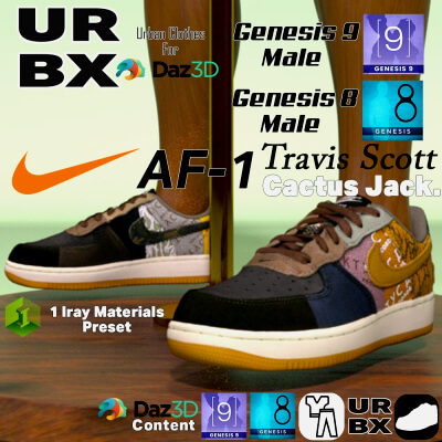 urbx g8m g9m travis scott x nike air force one cactus jack 1762255200