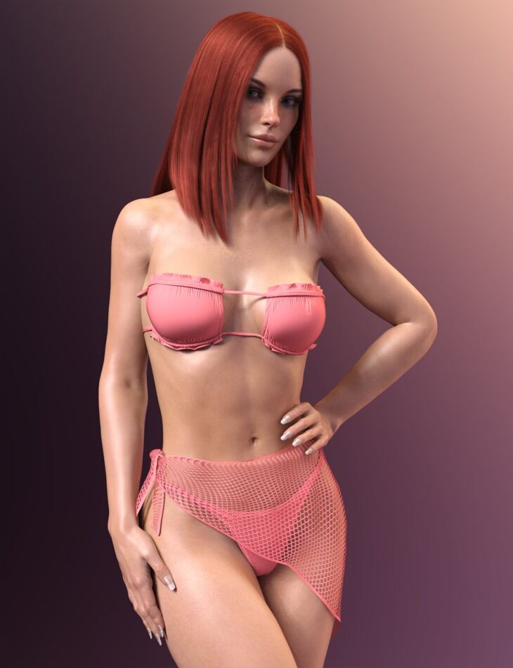 X Fashion Half Cup Bikini Set with dForce for Genesis 8 and 8 1 Females 1762709018