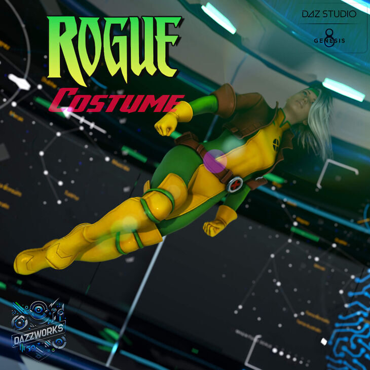 Rogue Costume for Genesis 8 Females 1762798781