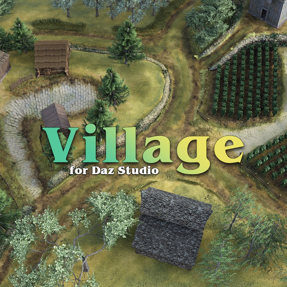 Village for Daz Studio 1 https://new.imagehostx.com/upload/2025/11/18/full-6620c37d2eb24702ae34ee4fdba1e4d8_1763488935.jpg