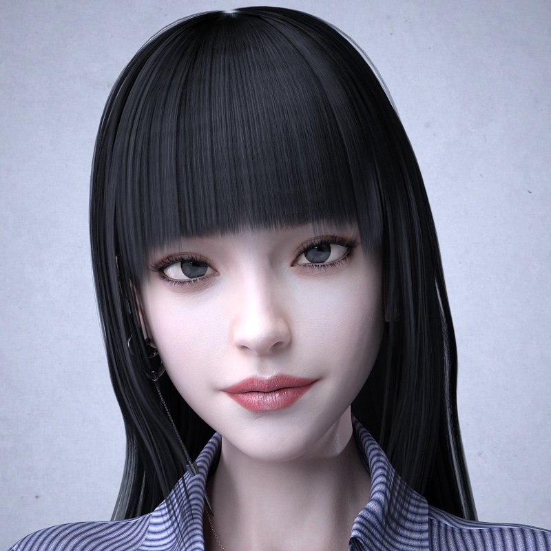 Hime cut 