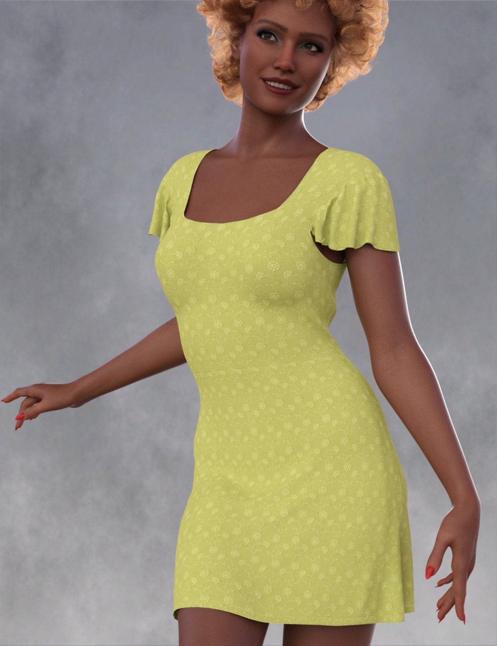DNA Roxanne a dForce Mini Dress for Genesis 9 20