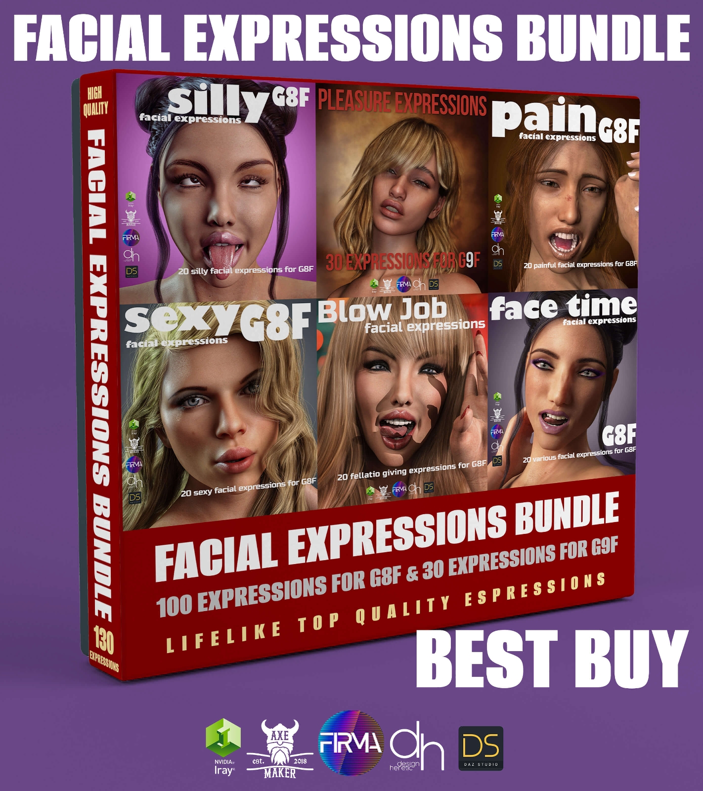Facial Expression Pose Bundle for Genesis 8 and 9 Figures 1 https://new.imagehostx.com/upload/2025/12/01/facial-expression-pose-bundle-for-genesis-8-and-9-figures-01_1764552515.jpg