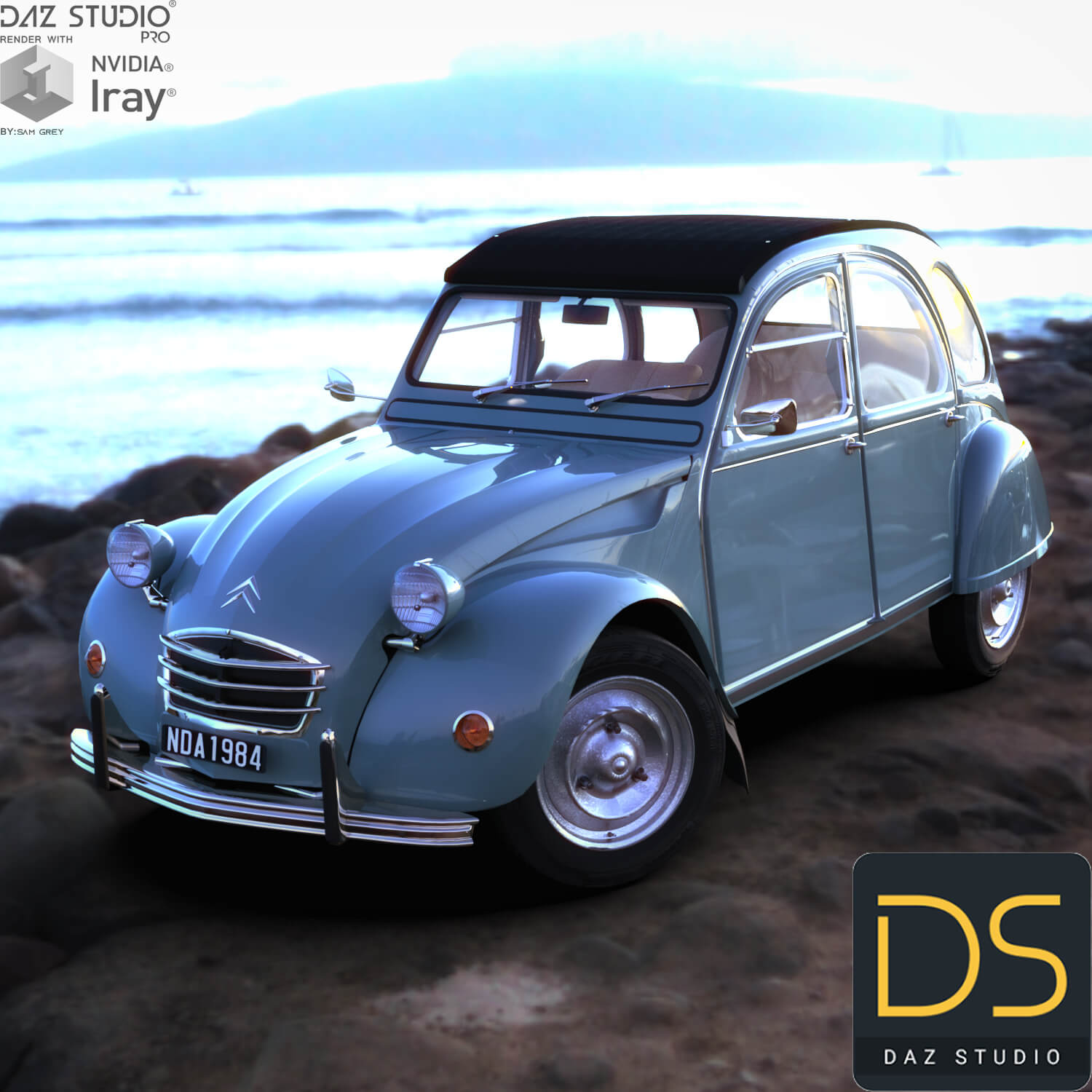citroen 2cv 1970 for daz studio 01 1765021936