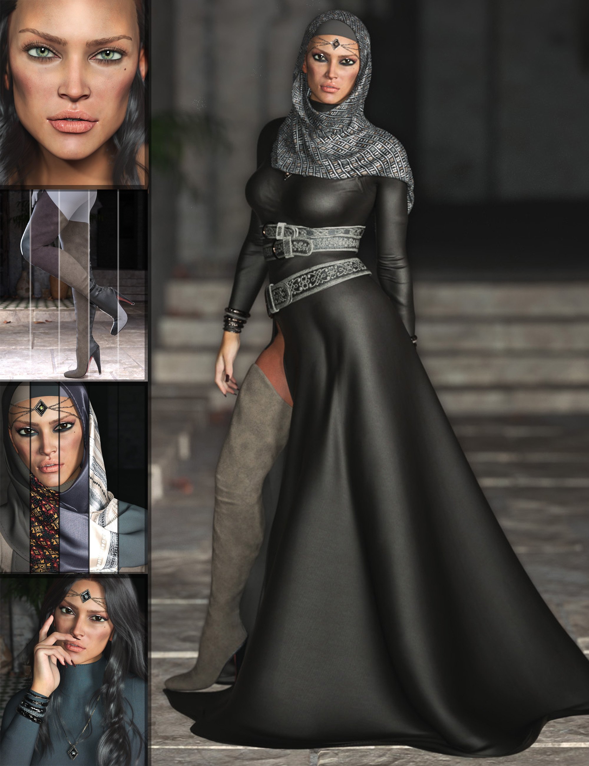 cbaishahdcharacterdforceclothingsetandaccessoriesmegabundle00maindaz3d 1765783324