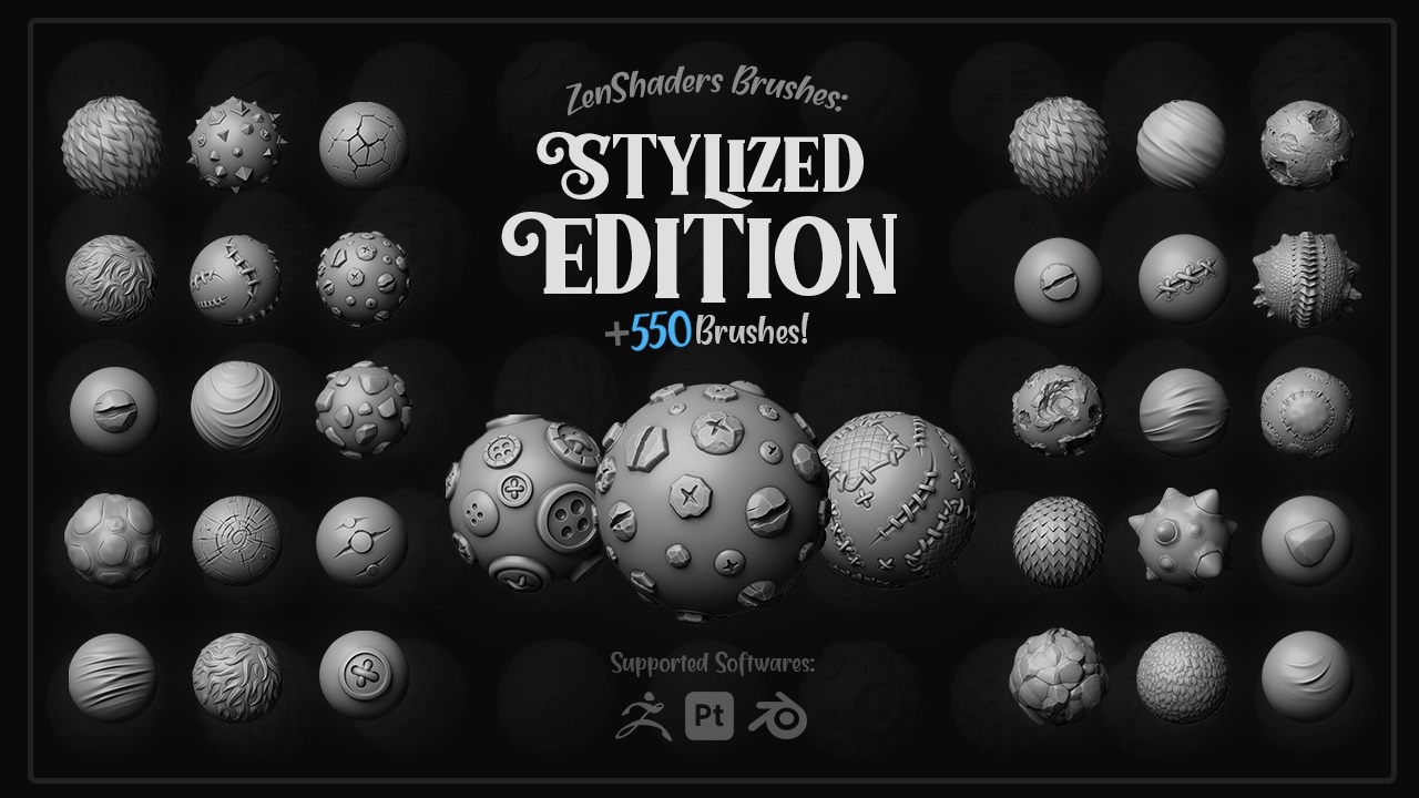 Stylized Brushes FrontPage 1765861235