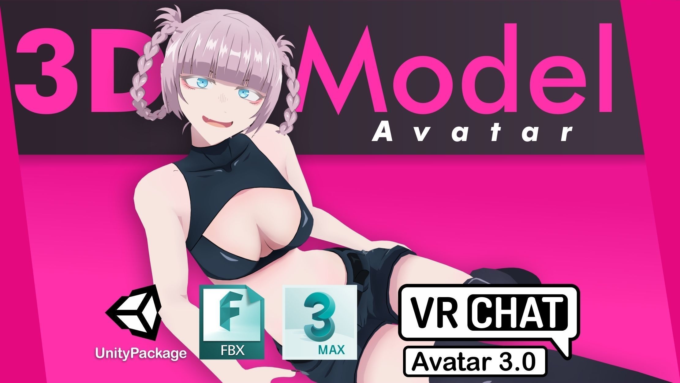 Nazuna Nanakusa Call of the Night VRChat 3D model 1 Nazuna Nanakusa Call of the Night VRChat 3D model