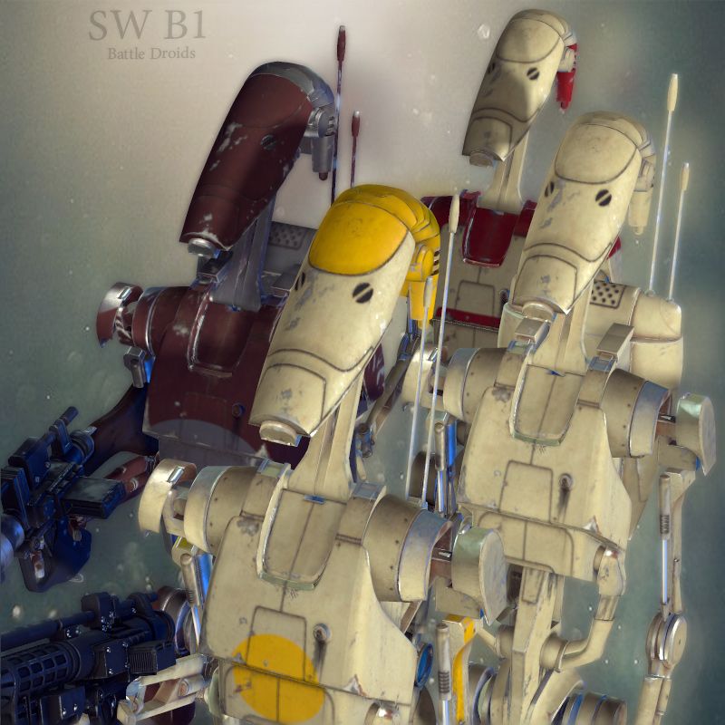 SW B1 Battle Droids 1 SW B1 Battle Droids (Repost)