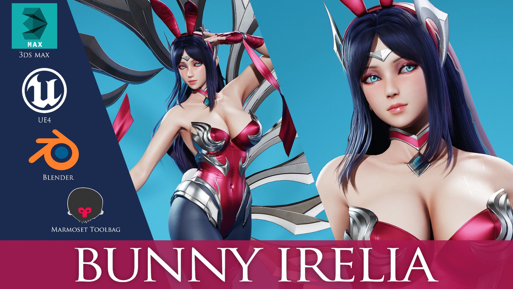 Bunny Irelia - Game Ready 1 Bunny Irelia - Game Ready