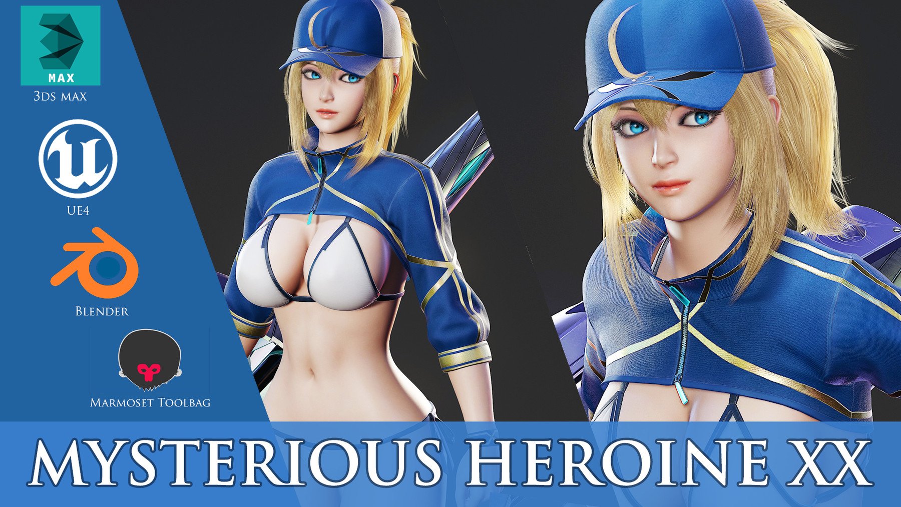 Mysterious Heroine XX - Game Ready 1 Mysterious Heroine XX - Game Ready