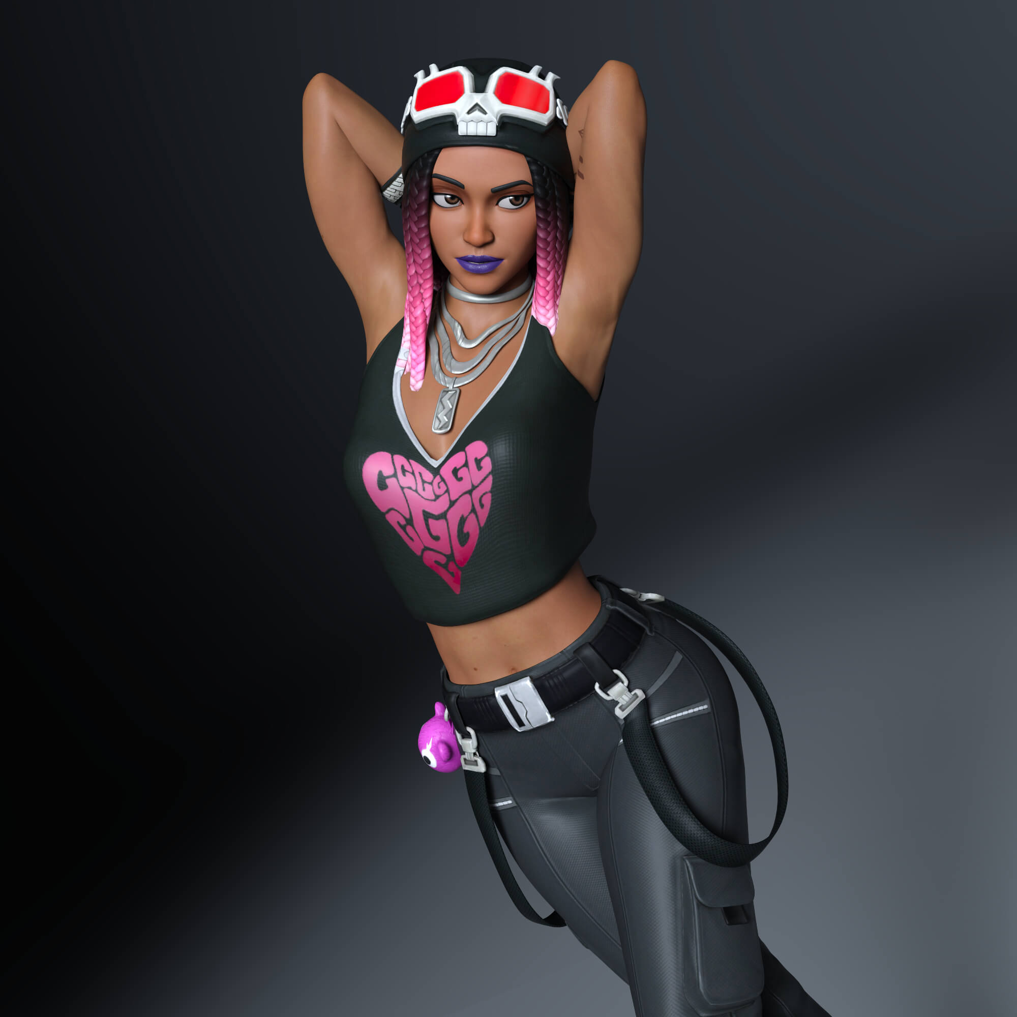 fortnite keisha cross for genesis 8 female 01 1768333533