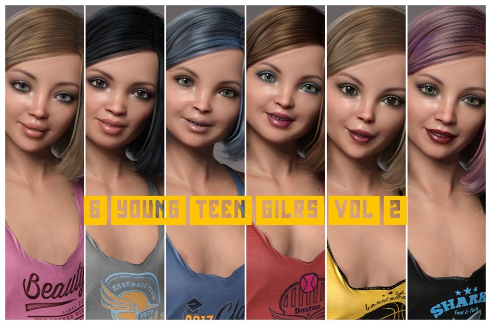 6 young teen girl character morphs for g8f vol 2 01 1769565056