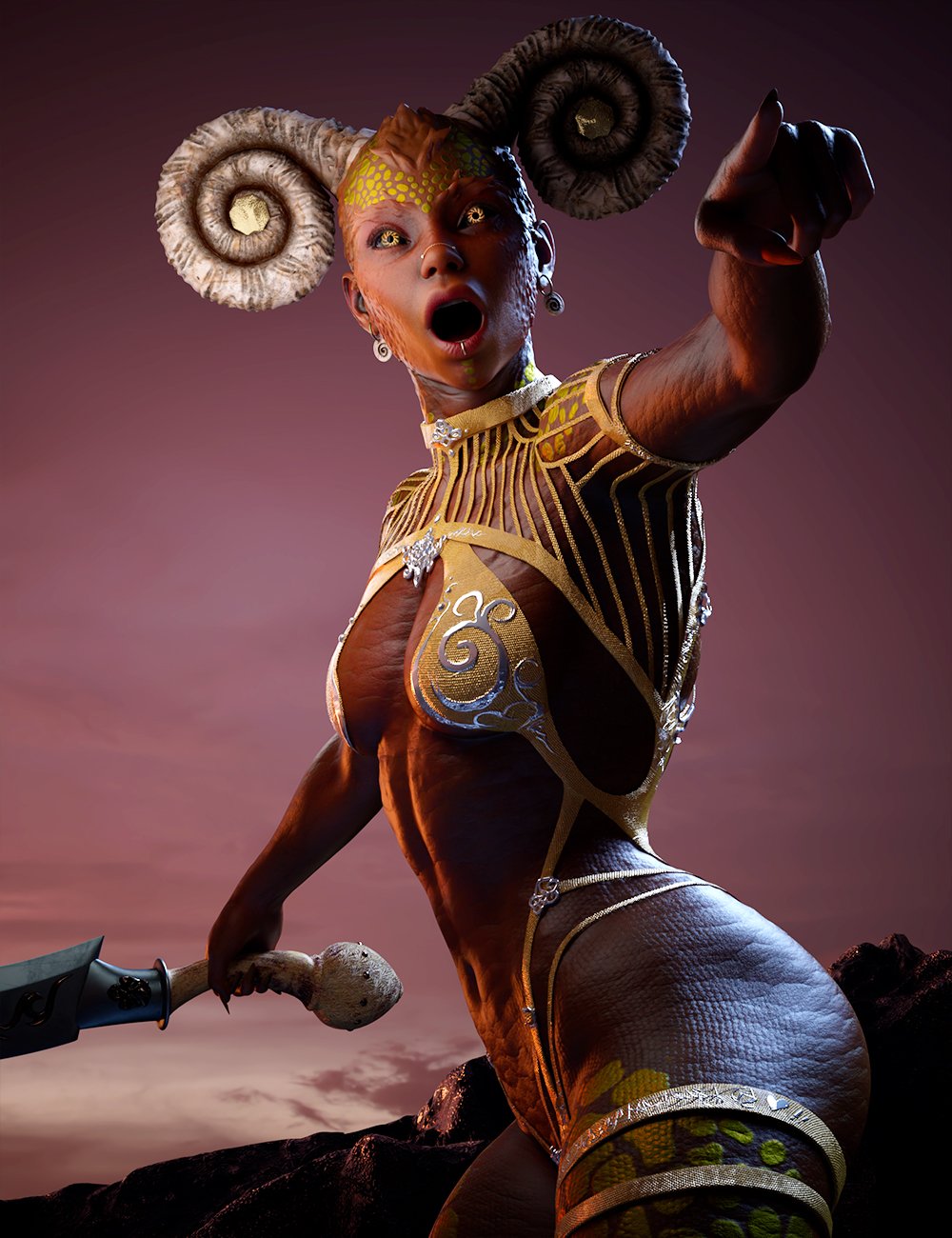 ndcutehornsandearringsforgenesis900maindaz3d 1769871343