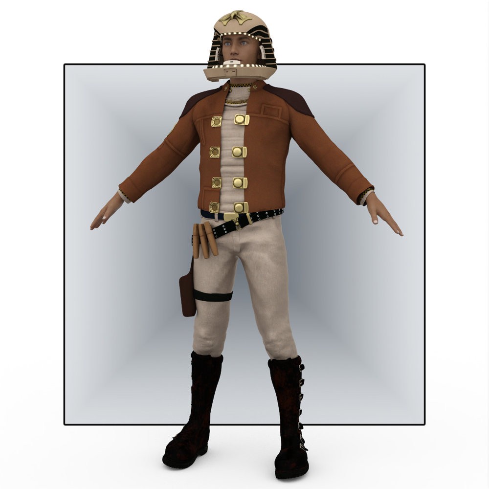 Colonial Warrior for G8 1M for DAZ Studio 1770219279