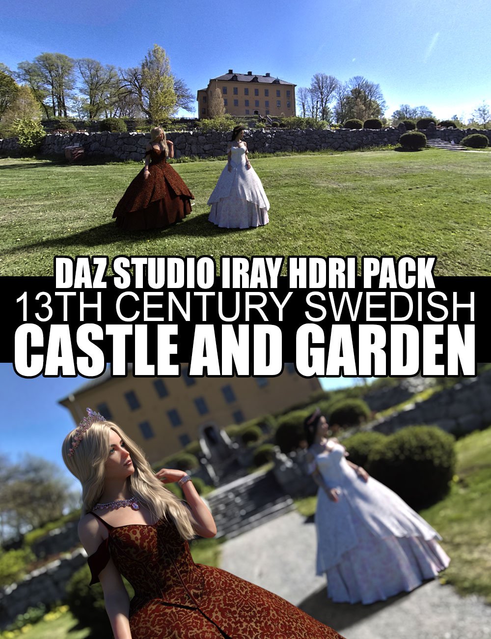 swedish castle and garden daz studio iray hdri pack 00 main daz3d 1770218255