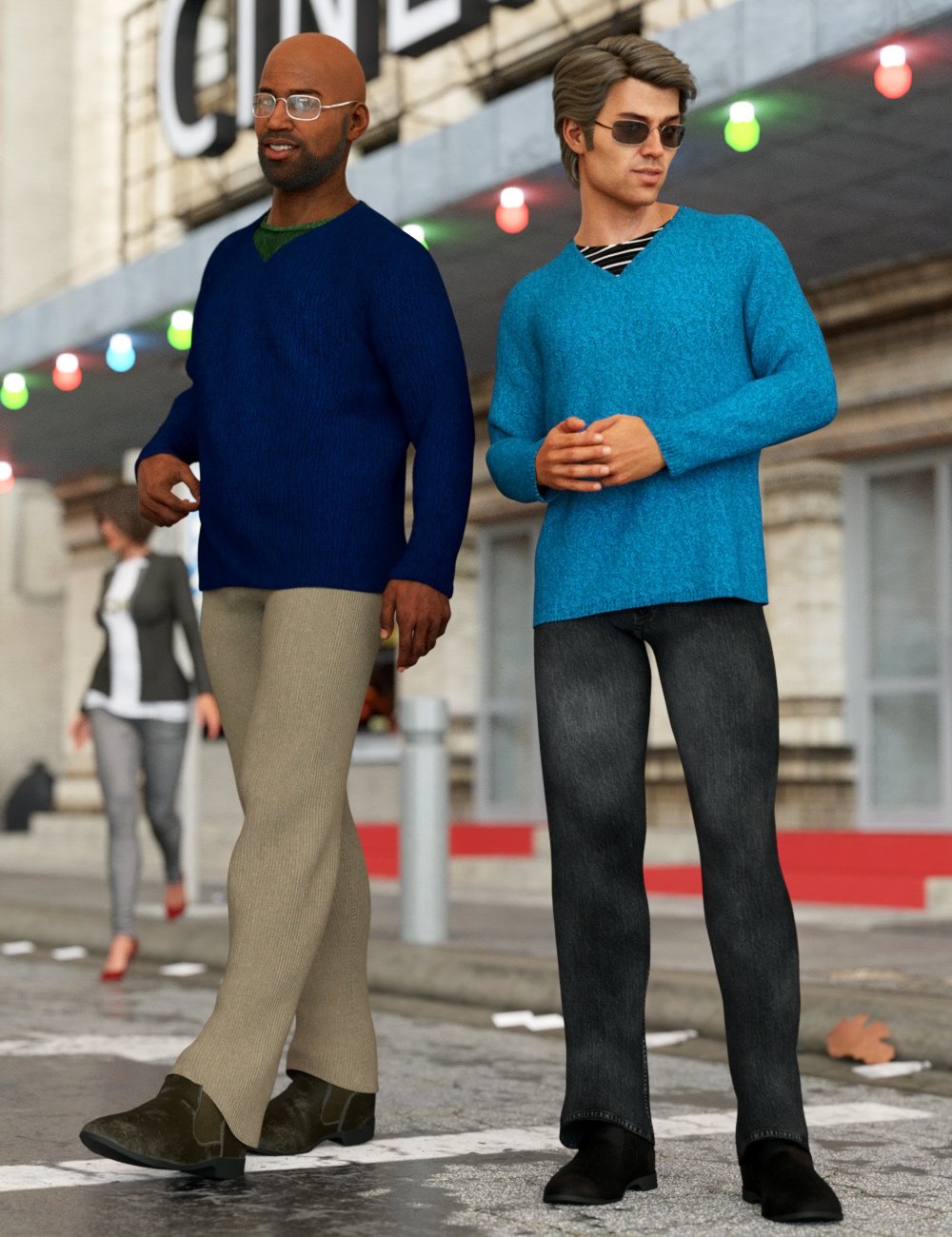 dForce Winston Avenue Outfit Textures 1 dForce Winston Avenue Outfit Textures