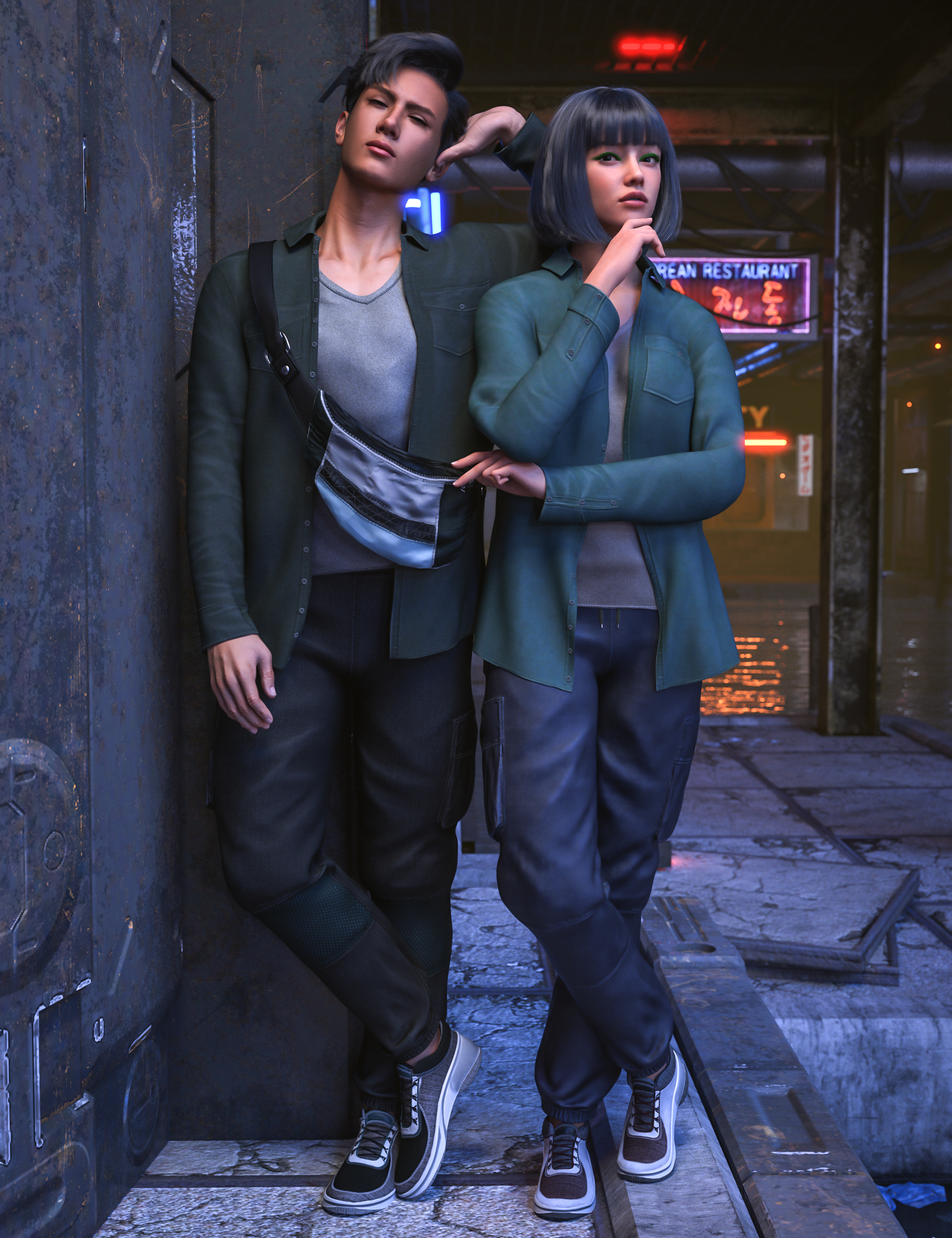 dForce Monday Outfit Texture Add-On 1 dForce Monday Outfit Texture Add-On