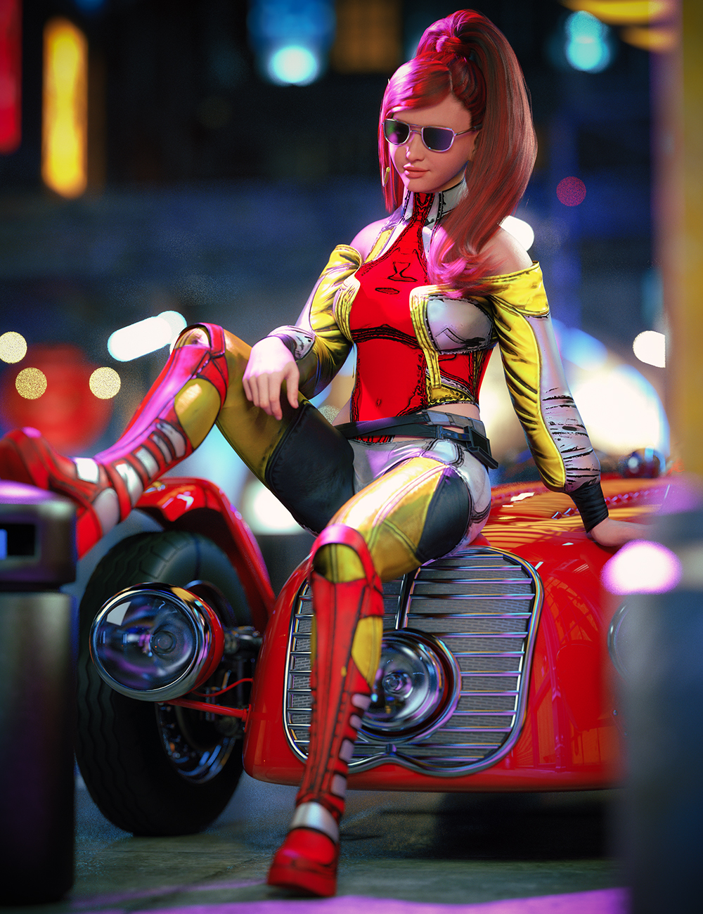 Cyberpunk Texture Add-On 1 Cyberpunk Texture Add-On