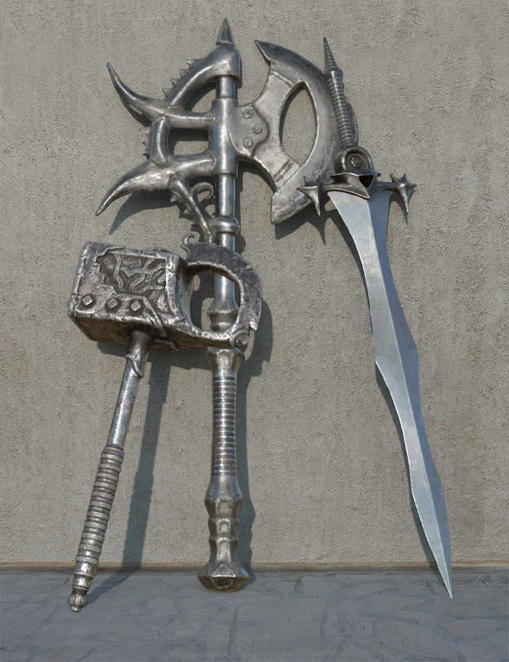 fantasy weapons set for genesis 8 00 main daz3d 1770722760
