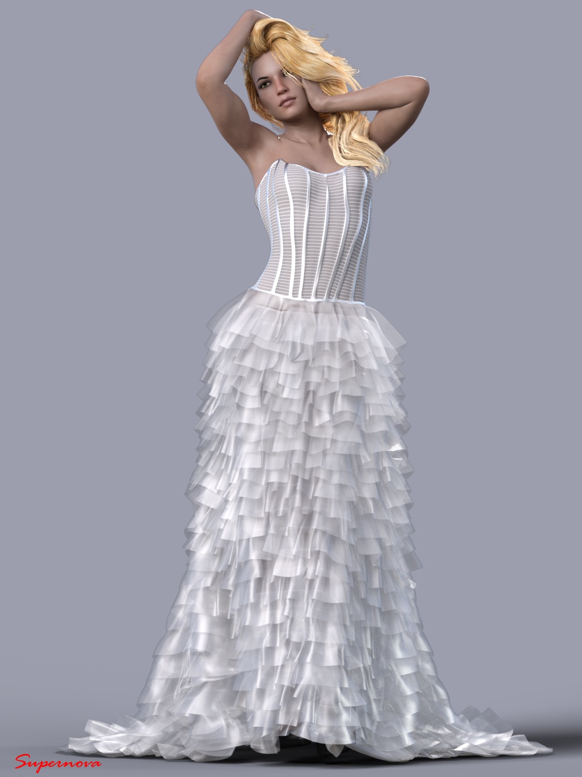 dForce-Wedding Dress For G8F