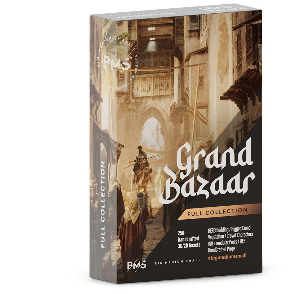 Big/Medium/Small - Grand Bazaar Collection Bundle 2026 - Free Daz 3D Models