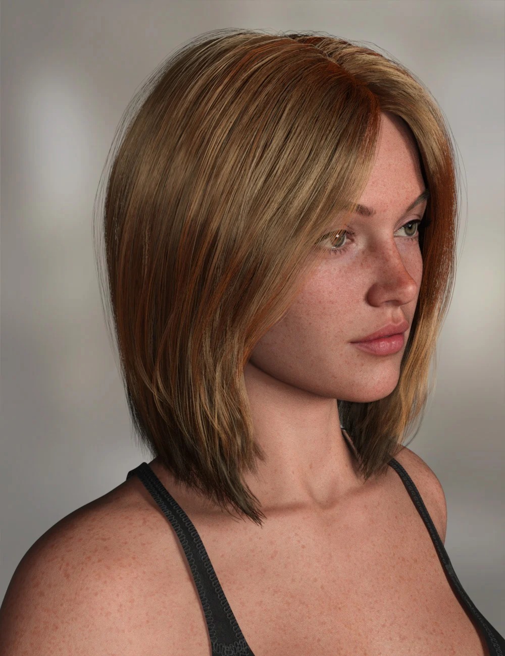 MRL dForce Layered Bob Hair for Genesis 9 1 MRL dForce Layered Bob Hair for Genesis 9