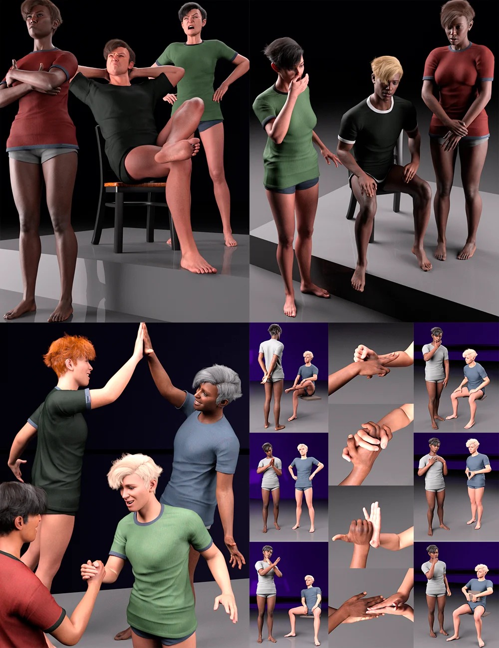 Dictionary of Body Language for Genesis 9 Bundle 1 Dictionary of Body Language for Genesis 9 Bundle