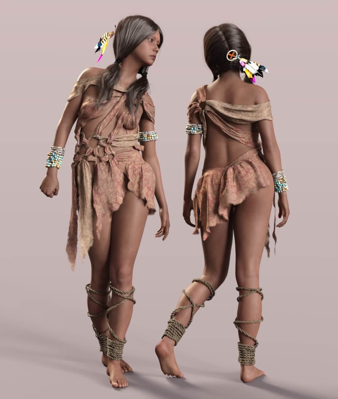 poca beautiful native american female full character morph 07 1771382642