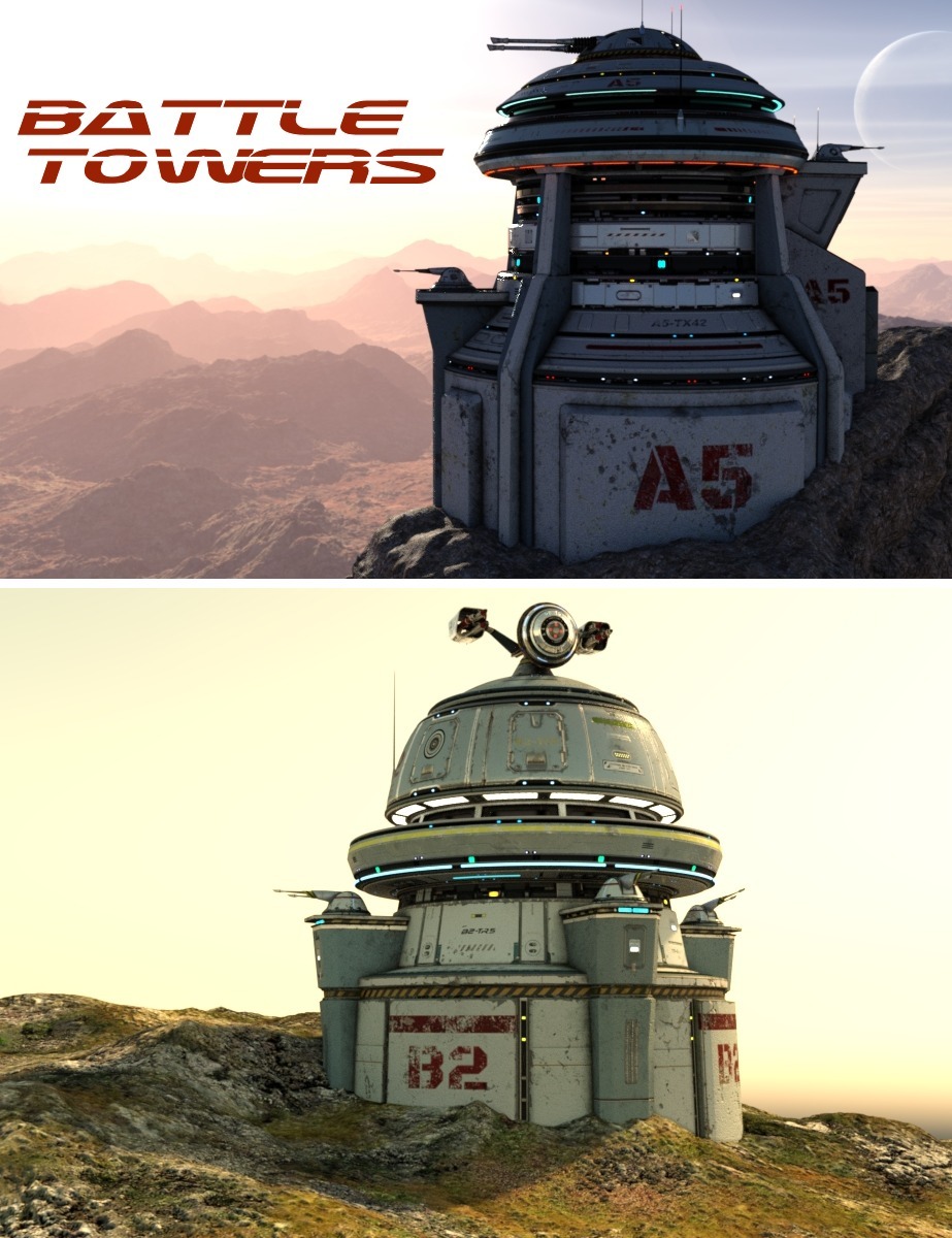 Battle Towers 2026 Free Daz 3D Models Remote 1771550063 