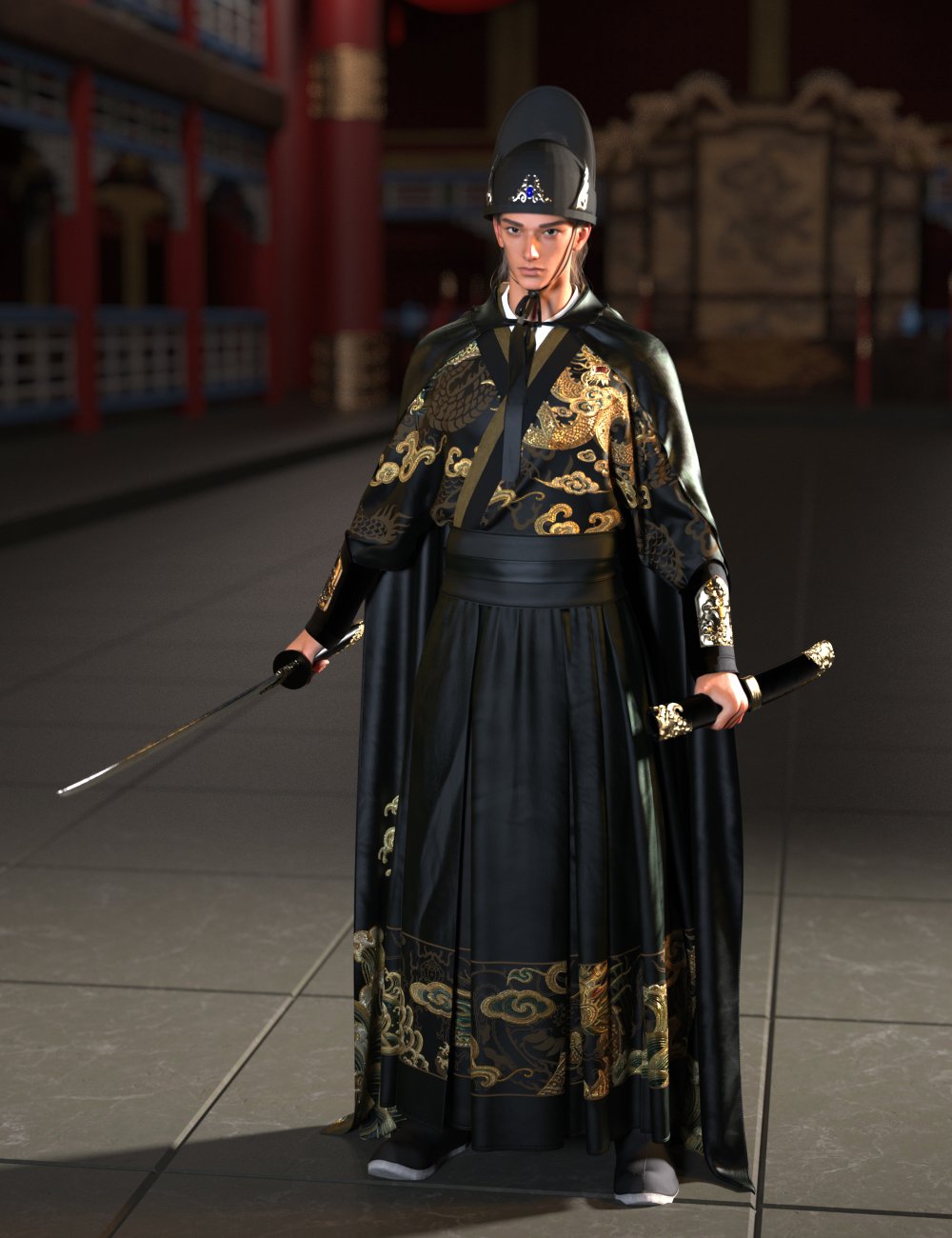 dForce Lala Dragon Guard Outfit for Genesis 9 1 https://new.imagehostx.com/upload/2026/02/24/dforcelaladragonguardoutfitforgenesis900maindaz3d_1771917275.jpg