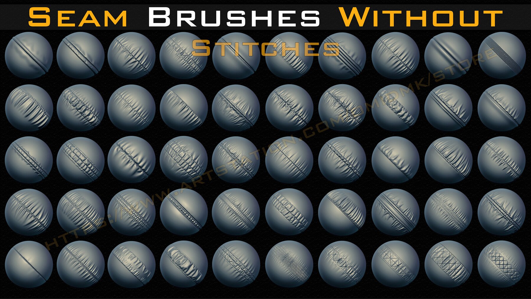 50 Seam Brushes Without Stitches (4k)+Alpha -Vol 03 1 50 Seam Brushes Without Stitches (4k)+Alpha -Vol 03