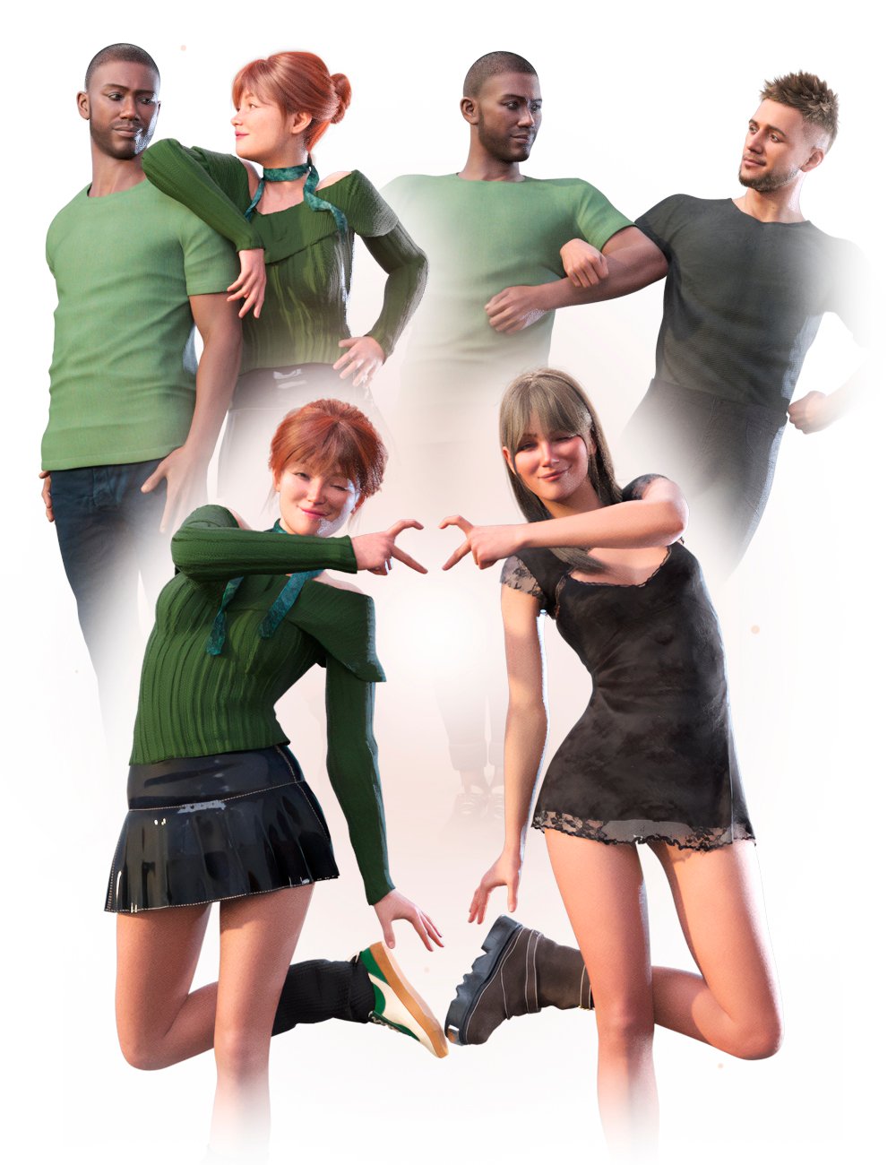 LA Best Friends Forever Poses for Genesis 9 38 labestfriendsforeverposesforgenesis900maindaz3d 1772263029