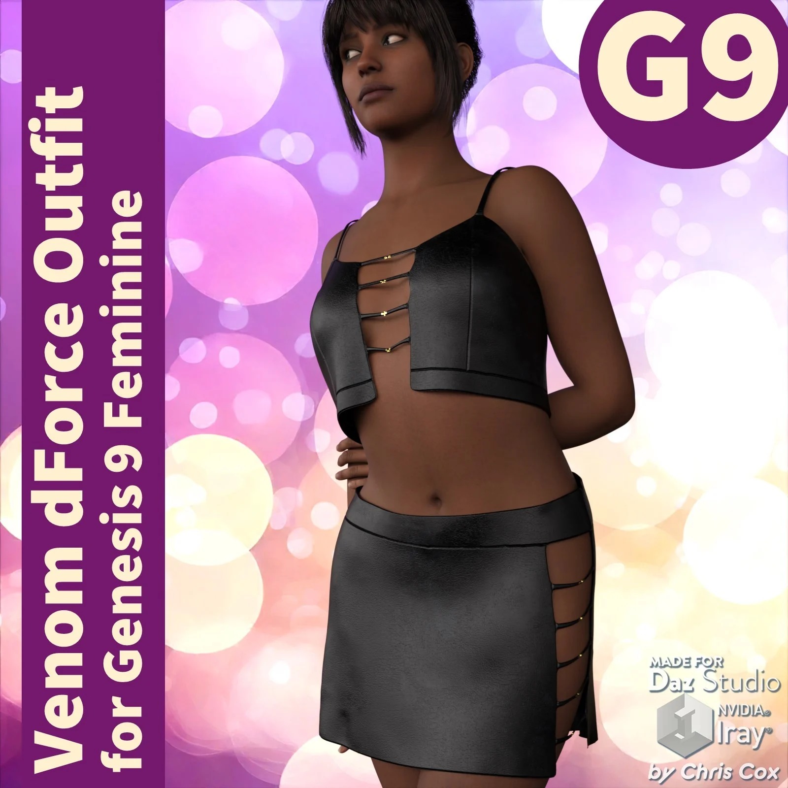 Venom dForce Outfit for G9 Feminine