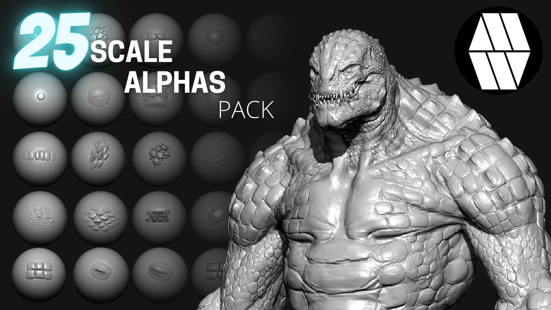 25 Scale Alphas and VDM Brush - Reptile Alphas 1 25 Scale Alphas and VDM Brush - Reptile Alphas