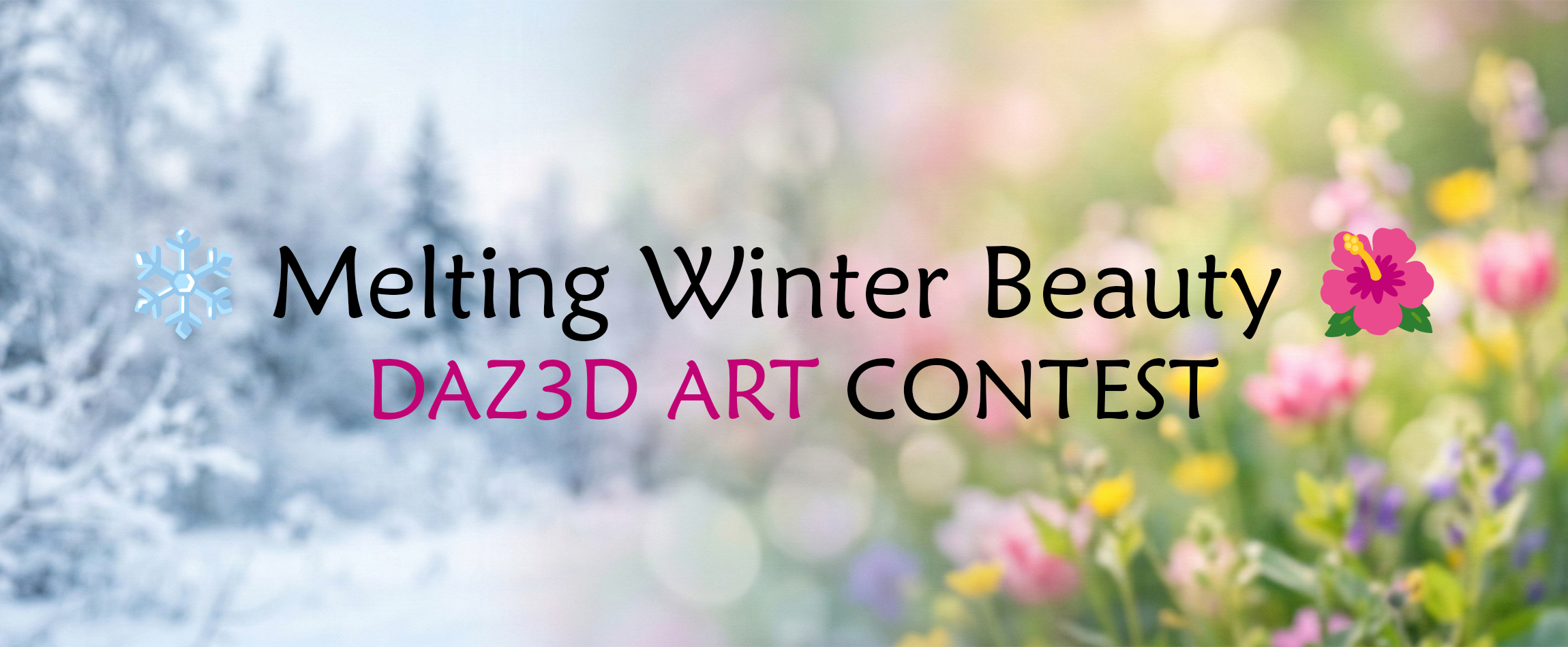 ❄️ Melting Winter Beauty DAZ3D 🌺