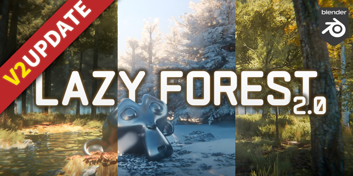 Lazy Forest V2.0.5 + Tress Library 2026 - Free Daz 3D Models