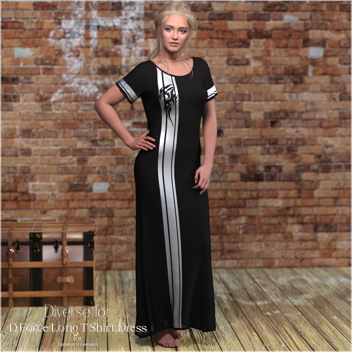 diverse for d force long tshirt dress image 0 1773476290