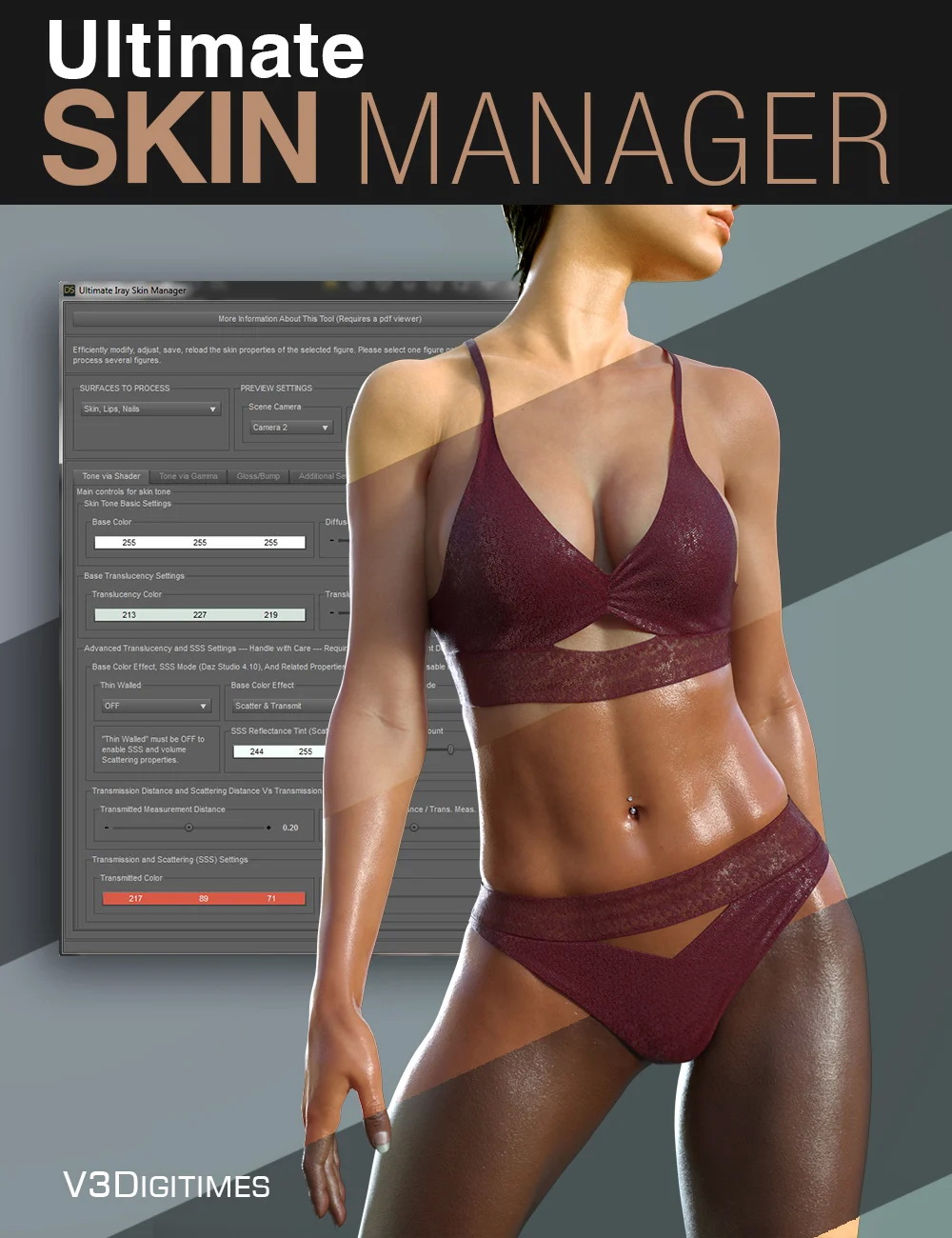 daz3d ultimate iray skin manager main 1773847814